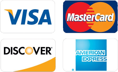 Accepts popular credit cards such as Mastercard, Visa, and American Express.