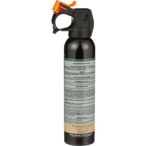A Guard Alaska® Bear Spray 9 oz with an orange handle.
