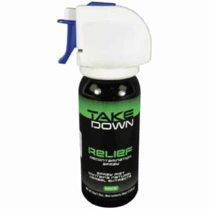 Take Down OC Relief Decontamination Spray.