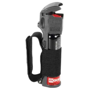 A Mace® Pepper Spray Jogger - Black on a white background.