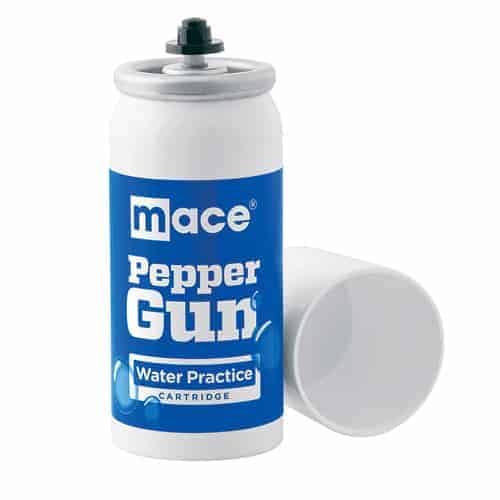 Mace Pepper Gun Dual Pack OC/Water Refill - practice with water.