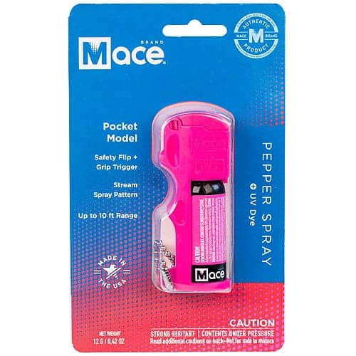 Mace Hot Pink Pepper Spray Pocket Model sprayer.