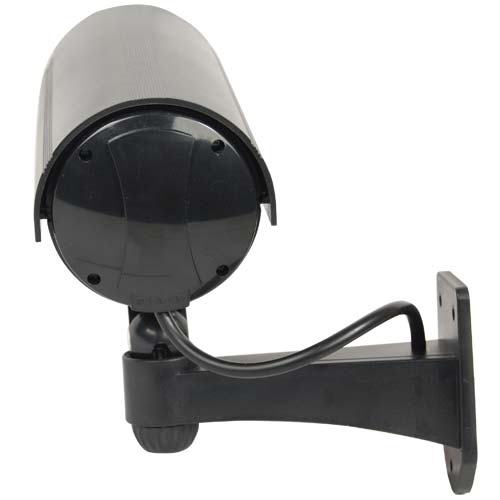 A black Bullet Style IR Dummy Camera on a white background.