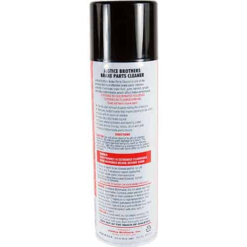 A black spray bottle with a red label on it, designed to look like a Brake Cleaner Diversion Safe.