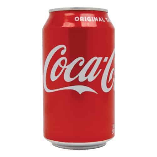 A Cola Can Safe on a white background.
