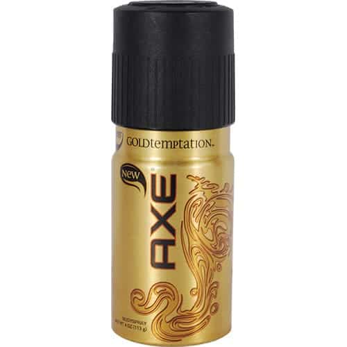 Deodorant Diversion Safe: Axe gold deodorant spray acts as a clever deodorant diversion safe, providing effective odor protection while discreetly hiding valuables within its ordinary exterior.