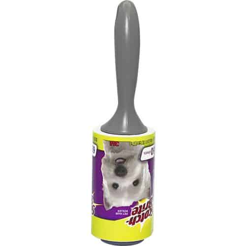 A Lint Roller Diversion Safe with the shape of a dog's head, ideal as a diversion safe.