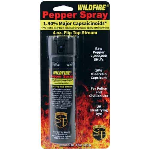Wildfire™ 1.4% MC Pepper Spray Fogger with 1.4% MC.