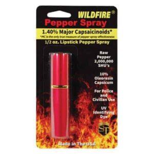 WildFire pepper spray in a red package.
