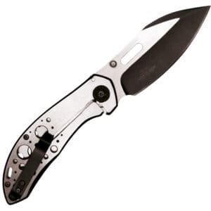 Assisted Open Folding Pocket Knife with Black Trim BO