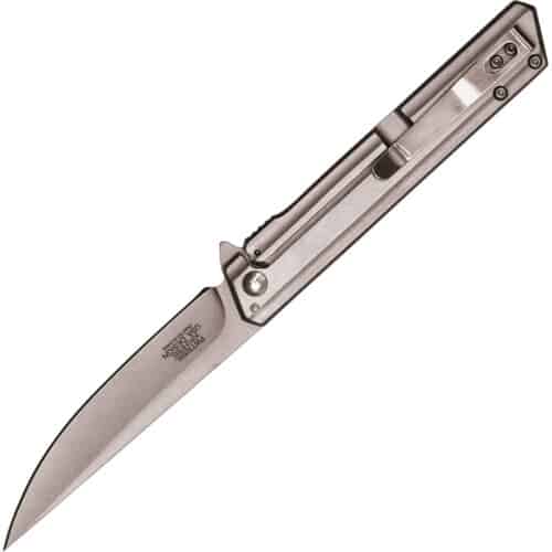 8.5″ Assisted Open Pocket Knife Silver BO