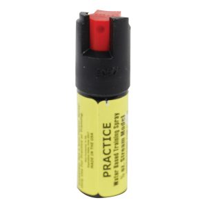 Inert Practice Defensive Spray — Water-Based Training Canister, ½ oz and 2 oz Sizes, Stream and Fogger Options, Nitrogen Pressurized, Safe Realistic Practice Tool