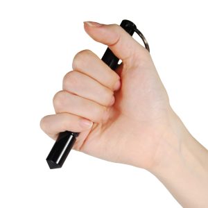 Kubotan Self-Defense Keychain Aircraft Grade Aluminum — 5.5-Inch Pressure Point Tool, Lightweight 0.17 lbs, Keyring Included, Available in Black, Red, Silver