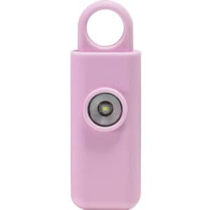 Personal Panic Alarm 130db and Strobe Pink Closed