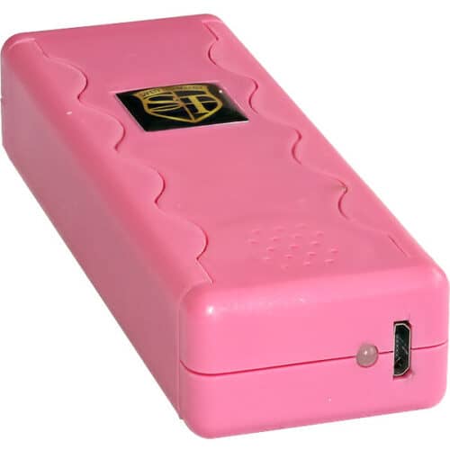 SAL Stun Gun with Alarm and Flashlight Pink Back