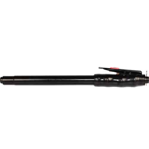 Automatic Expandable Steel Baton Black with Handle Opened