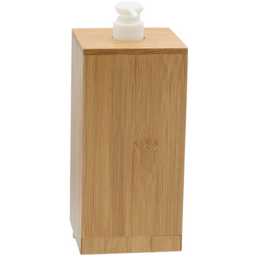 A Bamboo Soap Dispenser Diversion Safe on Sale with a white lid.