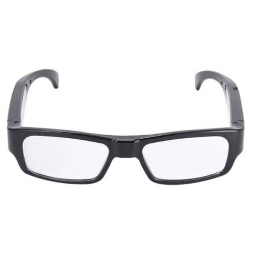 A pair of black rectangular eyeglasses with clear lenses, Import placeholder for 23228.