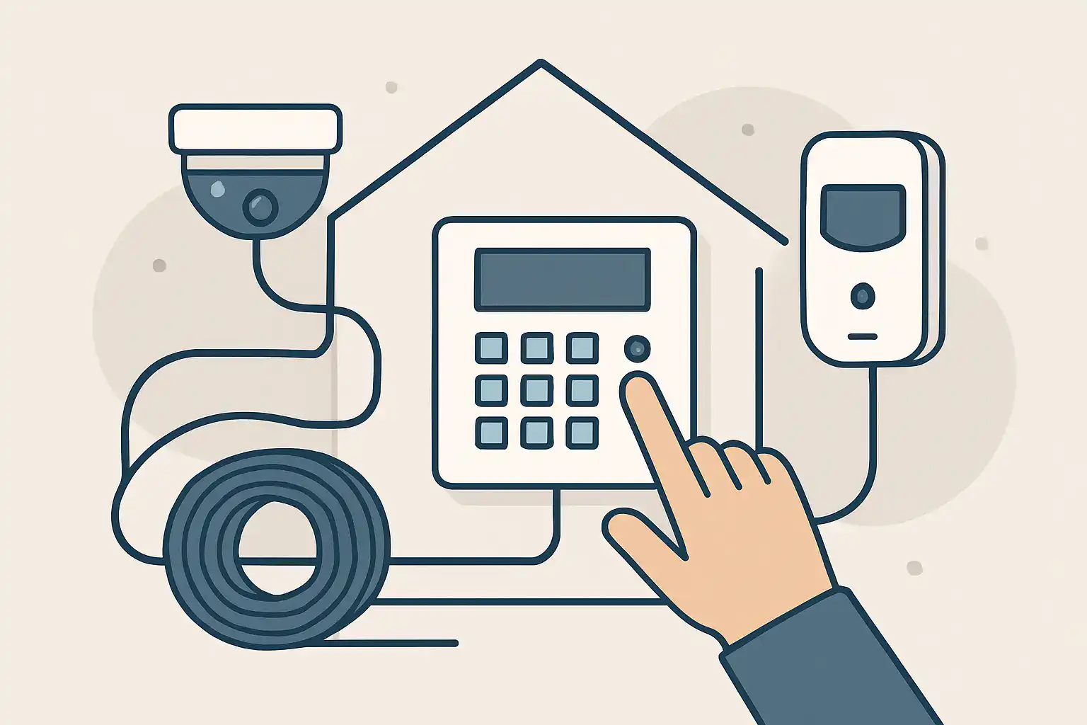 How Are Home Security Systems Wired?