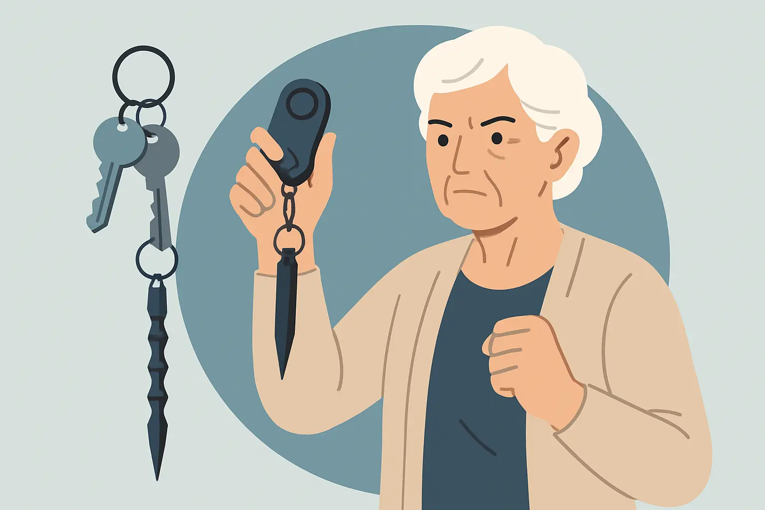 Self-Defense Keychains for Seniors That Work