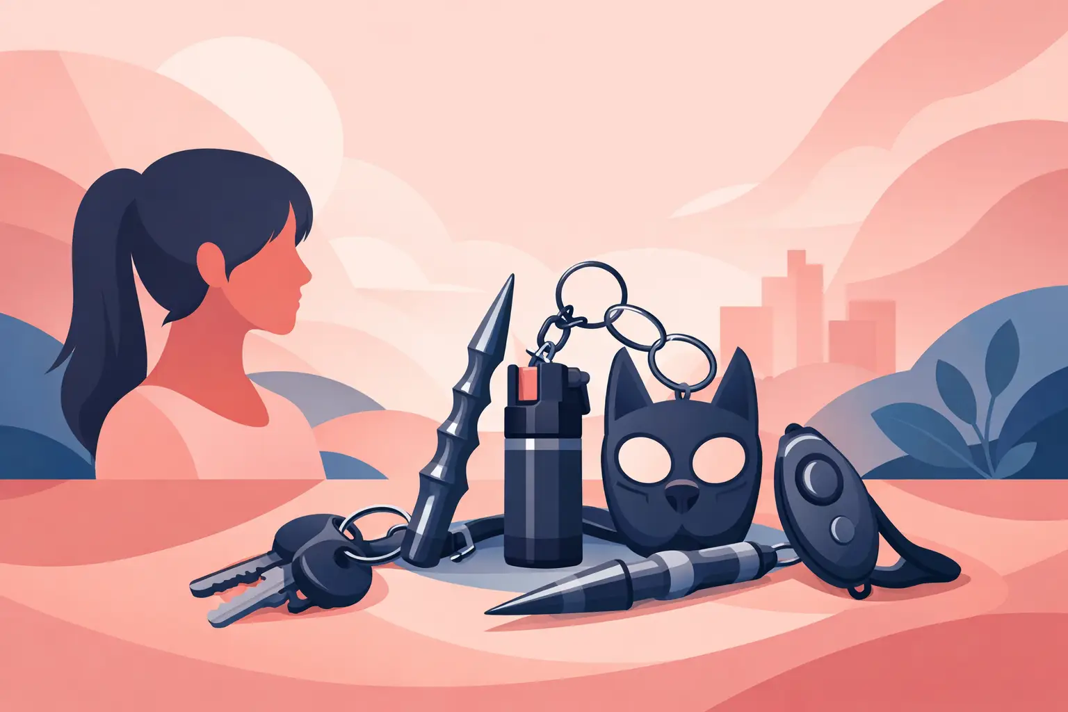 Self Defense Keychain Tools for Women
