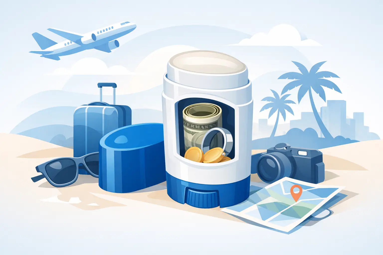 Deodorant Diversion Safe for Travelers