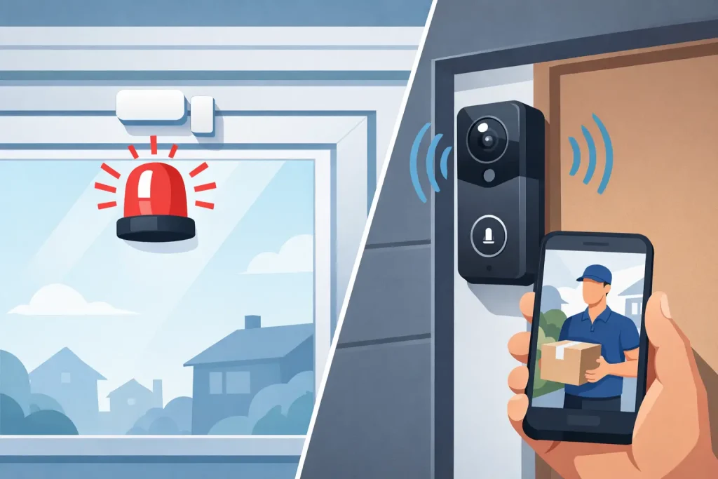 Window Alarm vs Doorbell Camera: Which Fits?