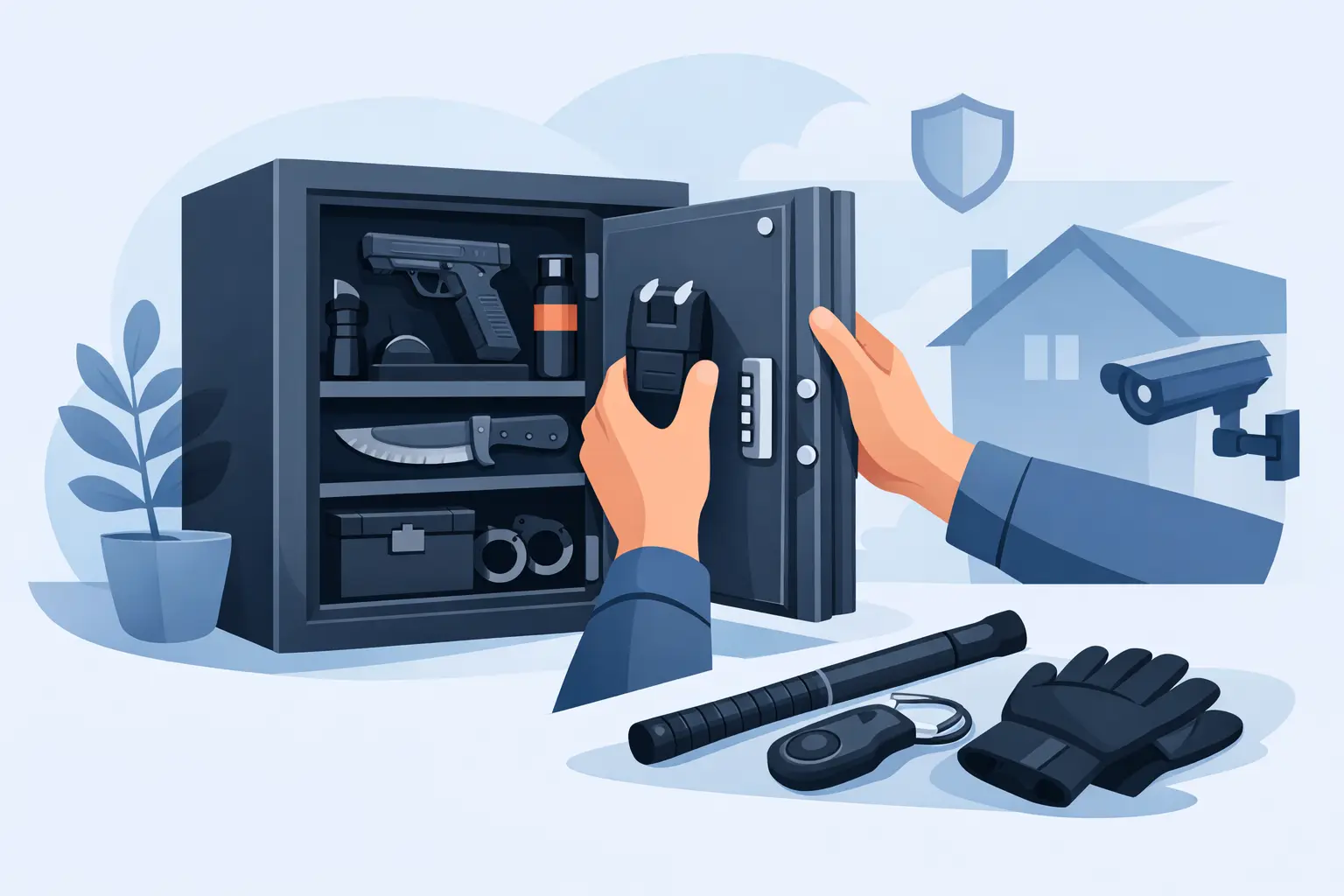 How to Store Self Defense Gear Safely