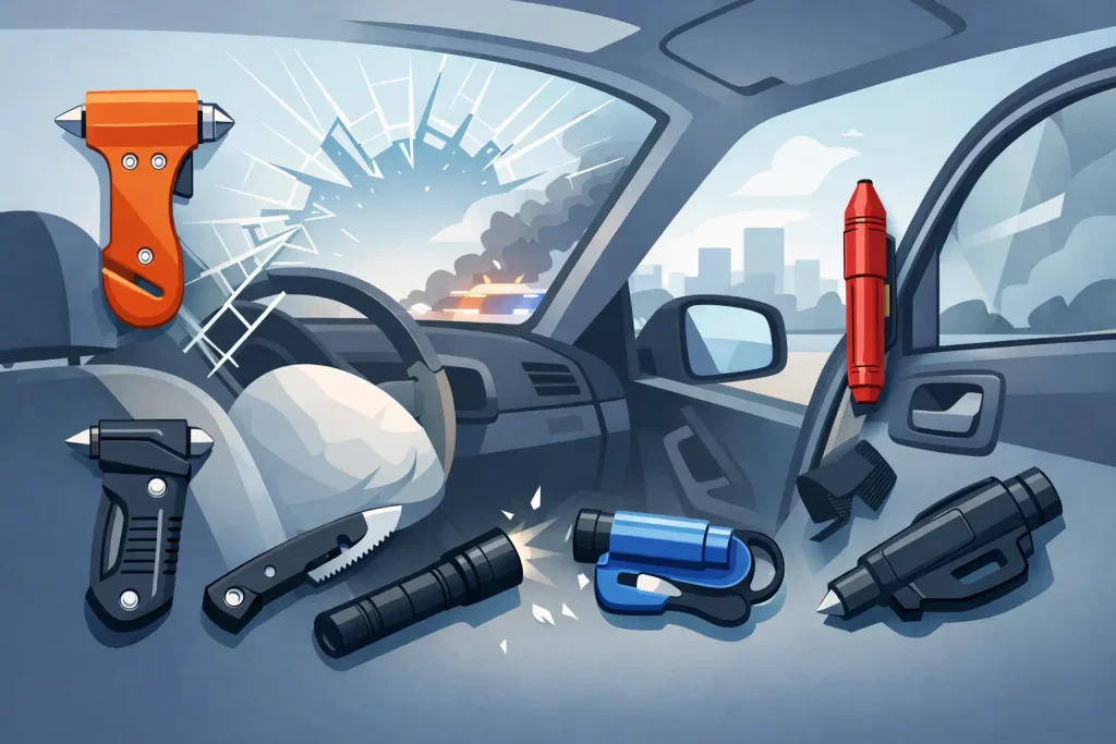 7 Car Emergency Escape Tools for Fast Exits