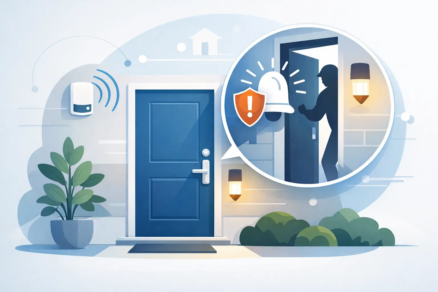 A Front Door Alarm Example That Builds Security