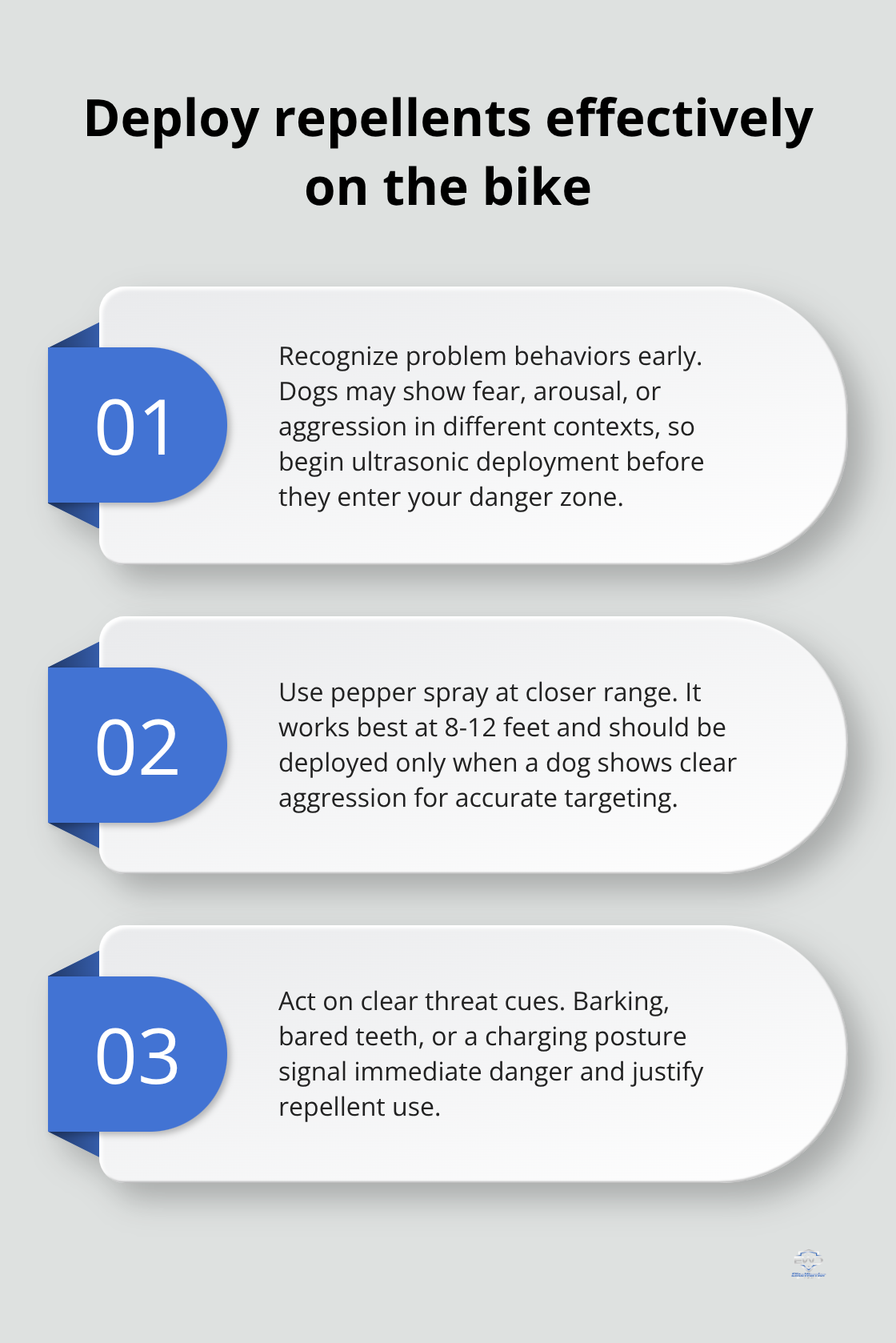 Three essentials for timing and technique when using dog repellents while cycling. - best dog repellent for cyclists