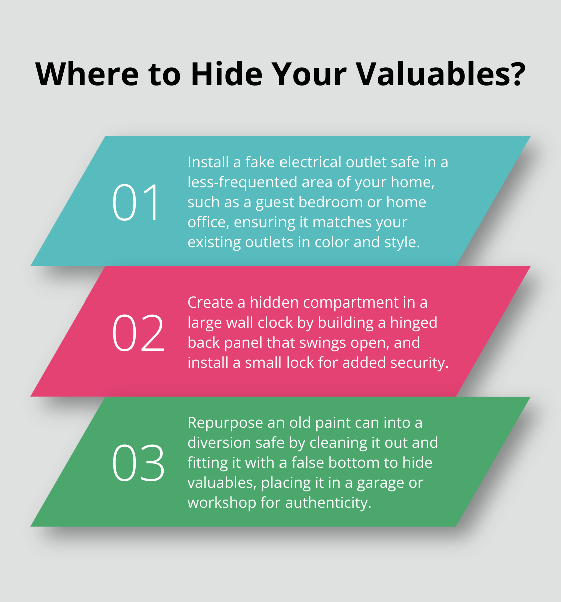 Infographic: Where to Hide Your Valuables?