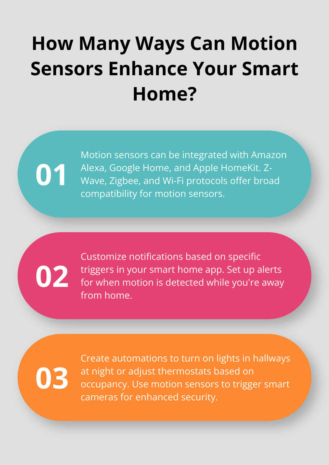 Infographic: How Many Ways Can Motion Sensors Enhance Your Smart Home?