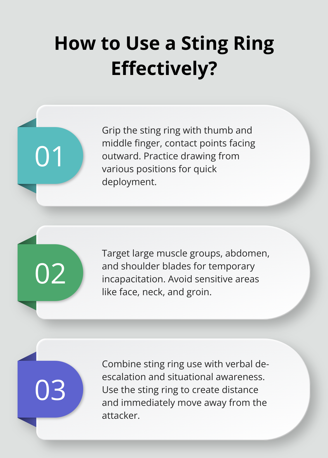 Infographic: How to Use a Sting Ring Effectively?